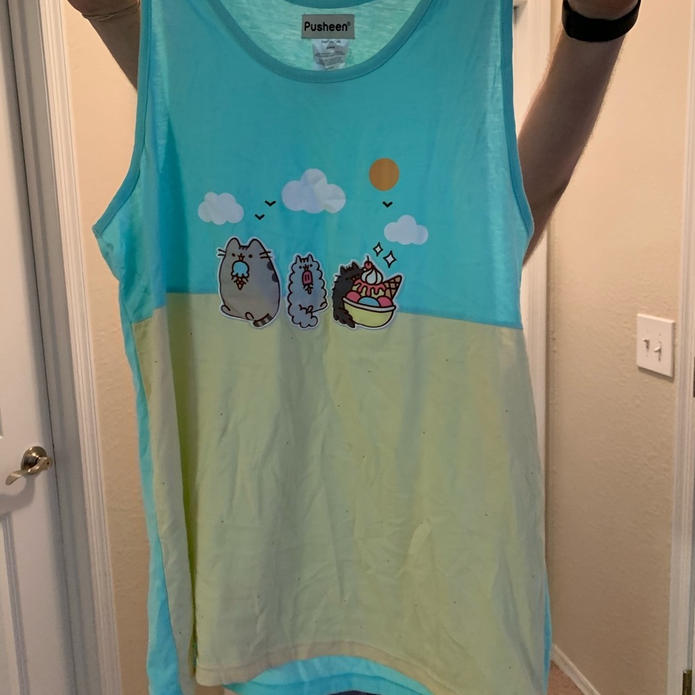 Pusheen Summer box 2018 limited edition tank top